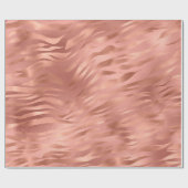 バラゴールドフォイルタイガーストライプズ ラッピングペーパー (フラット)