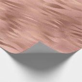 バラゴールドフォイルタイガーストライプズ ラッピングペーパー (角)