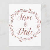 バラゴールドフォイルデイトポストカードリース 案内ポストカード (正面)