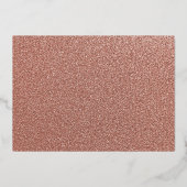 バラゴールドフォイルバタフライドレスキンセアニェラ 箔招待状 (裏面)