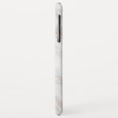 バラゴールドフォイルパイナップルオンホワイトマーブル Case-Mate iPhoneケース (裏面/左)