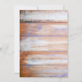 バラゴールドフォイルパーム葉ブライダルシャワー 招待状 (裏面)