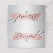 バラゴールドフォイルホワイトブラックリザーブドサイン プレイスカード (外部開封)