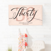 バラゴールドフォイル30歳の誕生日   横断幕 (インサイチュ)