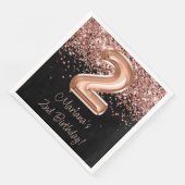  バラゴールド ブラック 2歳 誕生日パーティー (コーナー)