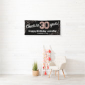バラゴールド 30歳の誕生日おめでとう 横断幕 (インサイチュ)