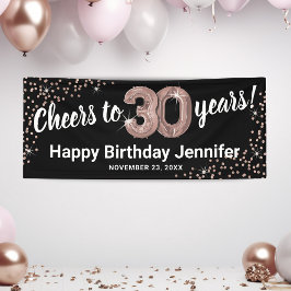 バラゴールド 30歳の誕生日おめでとう 横断幕