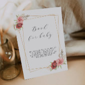 バラサインベビー用の本、ベビーシャワー 招待状