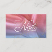バラサテンのスプラッシュが"名前"で爪、 ネイルにエラー 名刺 (正面)