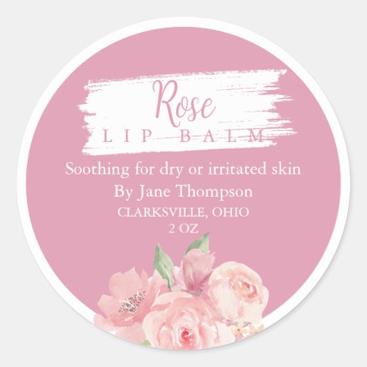 バラサルベ/バーム/ソープラベル ラウンドシール (正面)