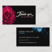 バラサンキューカード 名刺 (正面/裏面)