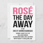 バラザデイサマー遠くにパーティー 招待状 (正面)