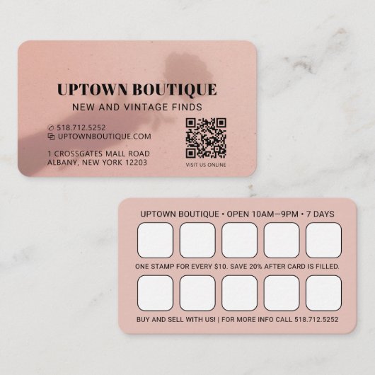 バラシャドウQRコード報酬名刺 名刺 (正面/裏面)