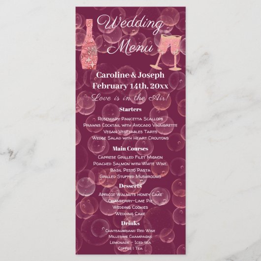 バラシャンパングリッター&スターズメニュー メニュー (正面)