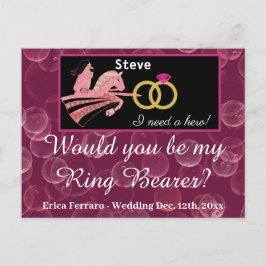 バラシャンパン&中世ナイトリングや輪ベアラP ポストカード