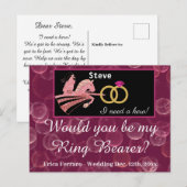 バラシャンパン&中世ナイトリングや輪ベアラP ポストカード (正面/裏面)