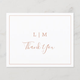 バラシンプルピンクモノグラム予算結婚ありがとう