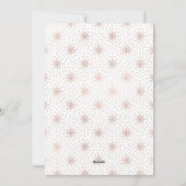 バラシンプル金ゴールドメリークリスマスフォトカード シーズンカード (裏面)