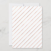 バラシンプル金ゴールドモダンサプライズ退職パーティー 招待状 (裏面)