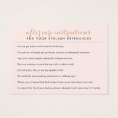 バラシンプル金ゴールドラッシュサロンロゴピンクアフターケア (裏面)