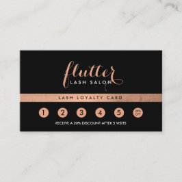 バラシンプル金ゴールドラッシュサロンロゴブラックロイヤリティ ロイヤリティカード