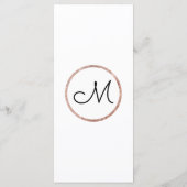 バラシンプル金ゴールド赤面ピンクブラシスクリプトプログラム プログラム (裏面)