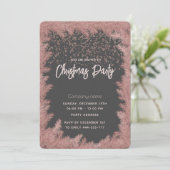 バラシンプル金ゴールド高級クリス企業のマスパーティー 招待状 (スタンド正面)