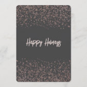 バラシンプル金ゴールド高級クリス企業のマスパーティー 招待状 (裏面)