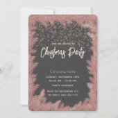 バラシンプル金ゴールド高級クリス企業のマスパーティー 招待状 (正面)