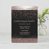 バラシンプル金ゴールド高級クリス企業のマスパーティー 招待状 (スタンド正面)