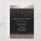 バラシンプル金ゴールド高級クリス企業のマスパーティー 招待状 (正面)