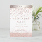 バラシンプル金ゴールド高級クリス企業のマスパーティー 招待状 (スタンド正面)