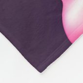 バラシームレスパターンバレンタインデイフリース 空白の フリースブランケット (角)