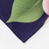 バラシームレスパターンバレンタインデイフリース 空白の フリースブランケット (角)