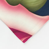 バラシームレスパターンバレンタインデイフリース 空白の フリースブランケット (角)