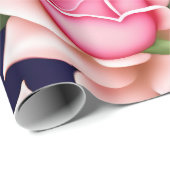 バラシームレスパターンバレンタインデイラッピングPap ラッピングペーパー (ロールコーナー)