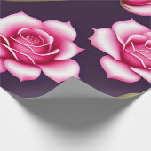 バラシームレスパターンバレンタインデイラッピングPap ラッピングペーパー (角)