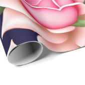 バラシームレスパターンバレンタインデー ラッピングペーパー (ロールコーナー)