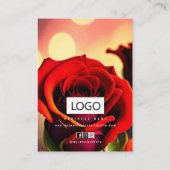 バラジュエリーイヤリングネックレスディスプレイカード 名刺 (裏面)