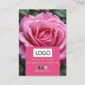 バラジュエリーイヤリングネックレスディスプレイカード 名刺 (裏面)