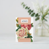 バラジュエリーイヤリングネックレスディスプレイカード 名刺 (スタンド正面)