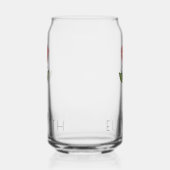 バラジューン誕生フラワー名前をカスタムする ガラス缶 (左)