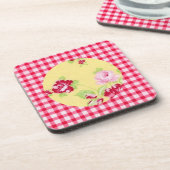 バラジンガムフローラコルクコースター コースター (左側)