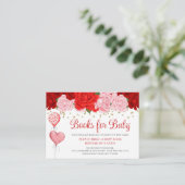 バラスウィートバルーンバレンタインベビー エンクロージャーカード (スタンド正面)