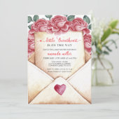 バラスウィートレターバレンタインデーシャワー 招待状 (スタンド正面)