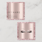 バラスクエアグリッターメイクアップラッシュVIPロゴ 予約カード (正面/裏面)