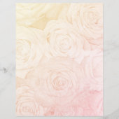 バラスクラップブック紙淡い色のピンク背景 (正面)