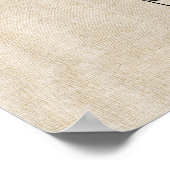 バラスケッチキャンバス花ポスター ポスター (角)