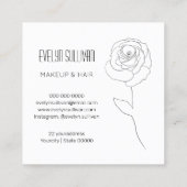 バラスケッチ名刺 スクエア名刺 (裏面)