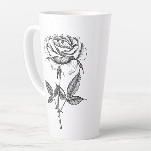 バラスケッチ カフェラテマグ (左アングル)